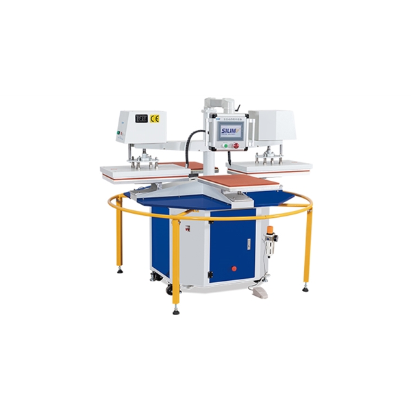 Double head four station automatic hot stamping machine